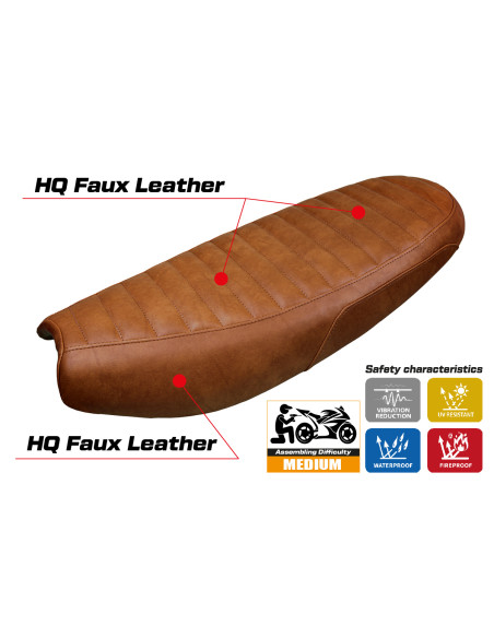 Housse de selle compatible - Triumph Scrambler 1200 2019-2025 - mod Hull