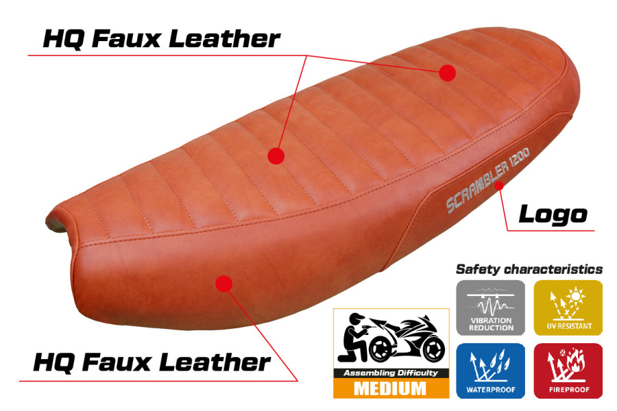 Seat cover compatible - Triumph Scrambler 1200 2019-2026 - mod Hull