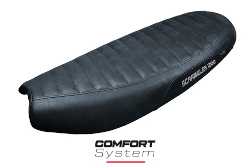 Funda de asiento compatible - Triumph Scrambler 1200 2019-2025 - mod Hull Comfort System