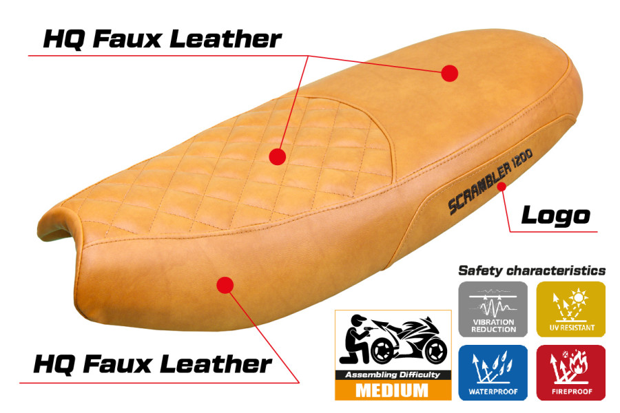 Sitzbezug kompatibel - Triumph Scrambler 1200 2019-2026 - mod Watford