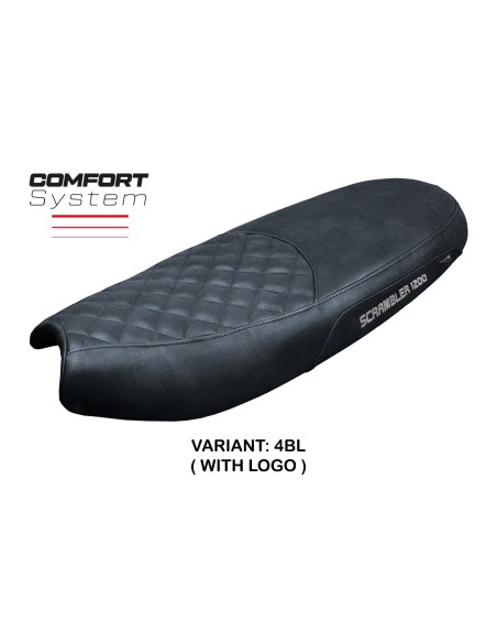 Funda de asiento compatible - Triumph Scrambler 1200 2019-2025 - mod Watford Comfort System