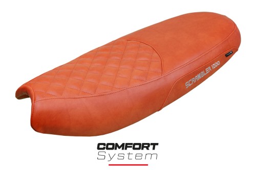 Funda de asiento compatible - Triumph Scrambler 1200 2019-2025 - mod Watford Comfort System