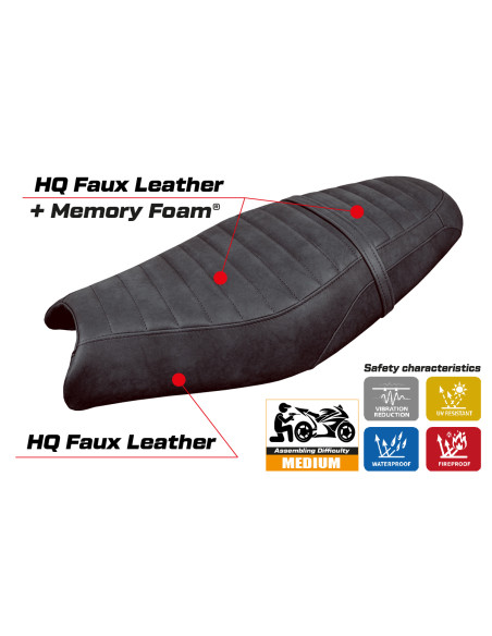 Sitzbezug kompatibel - Triumph Speed Twin 900 2019-2025 - mod Enfield Comfort System