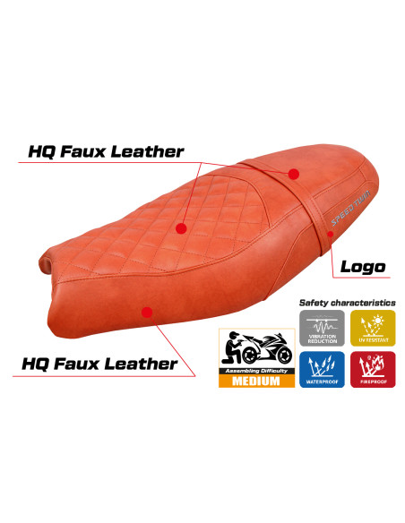 Seat cover compatible - Triumph Speed Twin 900 2019-2025 - mod Wembley