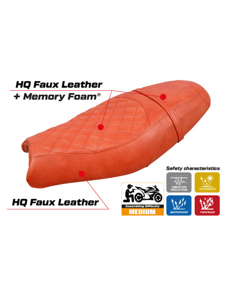 Sitzbezug kompatibel - Triumph Speed Twin 2019-2025 - mod Wembley Comfort System