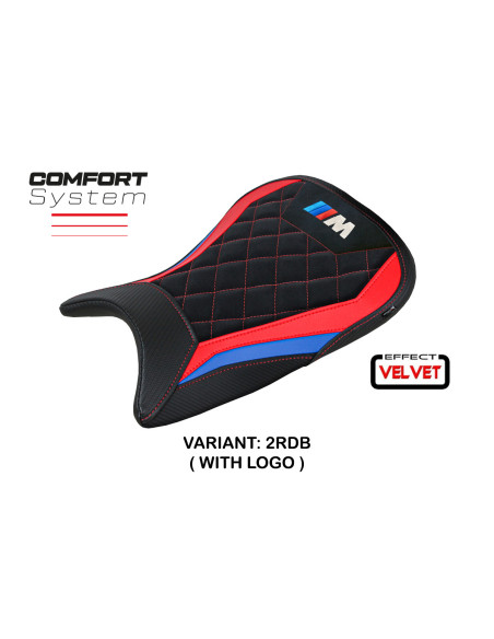 Seat cover compatible - BMW M 1000 R 2022-2025 - mod Letur Velvet Comfort System