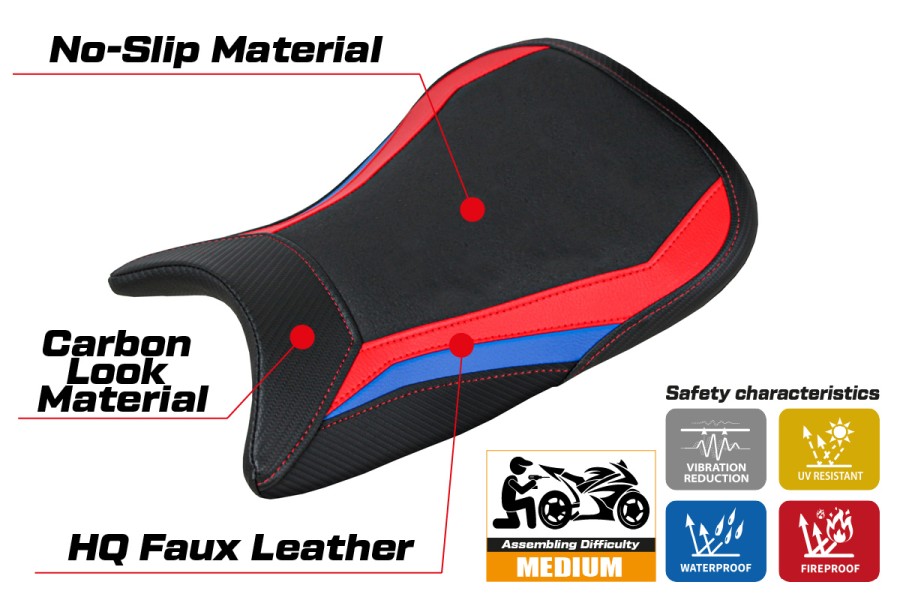 Sitzbezug kompatibel - BMW M 1000 R  2022-2026 - mod Nerja Ultragrip