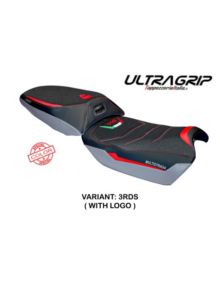 Seat cover compatible - Ducati Multistrada V4 Rally 2023-2025 - mod Jesi Ultragrip