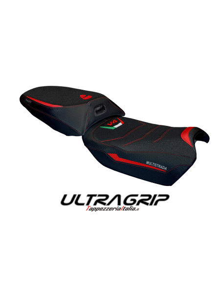 Housse de selle compatible - Ducati Multistrada V4 Rally 2023-2025 - mod Jesi Ultragrip