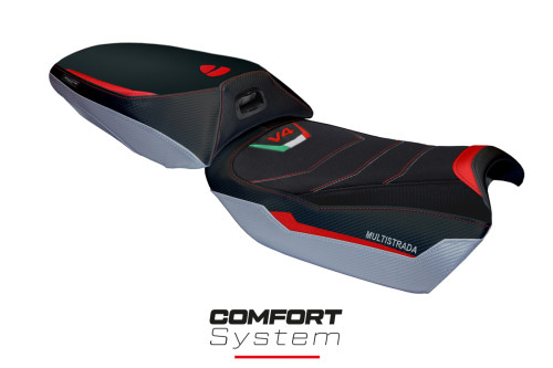 Housse de selle compatible - Ducati Multistrada V4 Rally 2023-2025 - mod Jesi Comfort System