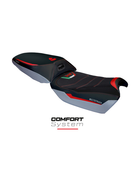 Housse de selle compatible - Ducati Multistrada V4 Rally 2023-2025 - mod Jesi Comfort System