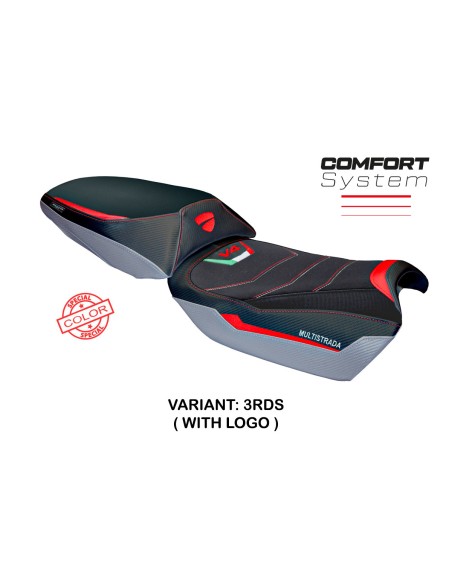 Housse de selle compatible - Ducati Multistrada V4 Rally 2023-2025 - mod Adria Comfort System