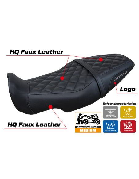 Housse de selle compatible - Benelli Leoncino 800 2022-2025 - mod Sydney