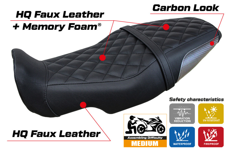 Sitzbezug kompatibel - Benelli Leoncino 800 2022-2026 - mod Sydney Comfort System