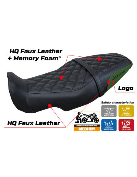 Sitzbezug kompatibel - Benelli Leoncino 800 2022-2025 - mod Sydney Comfort System