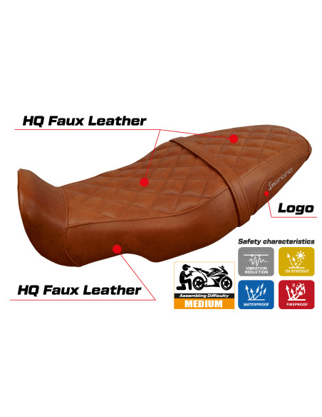 Sitzbezug kompatibel - Benelli Leoncino 800 2022-2025 - mod Camberra