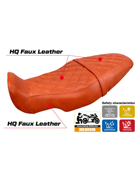 Funda de asiento compatible - Benelli Leoncino 800 2022-2025 - mod Camberra