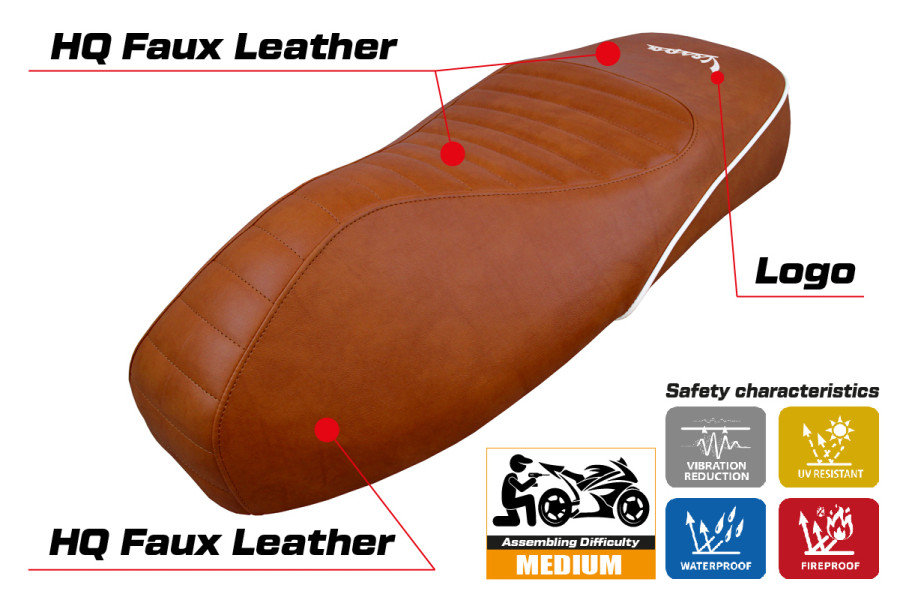 Rivestimento sella compatibile - Vespa GTS 125/150/300 2009 - 2024 - mod Panarea