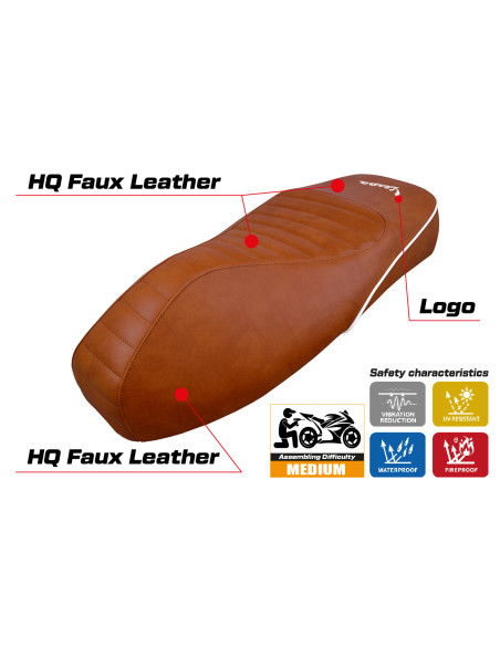 Sitzbezug kompatibel - Vespa GTS 125/150/300 2009 - 2024 - mod Panarea