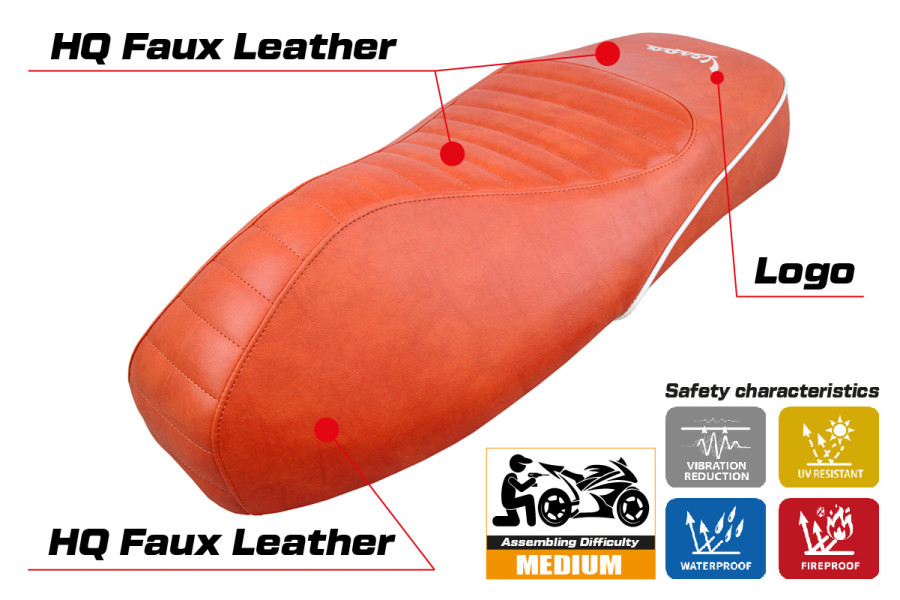 Sitzbezug kompatibel - Vespa GTS 125/150/300 2009 - 2024 - mod Panarea