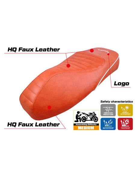 Sitzbezug kompatibel - Vespa GTS 125/150/300 2009 - 2024 - mod Panarea