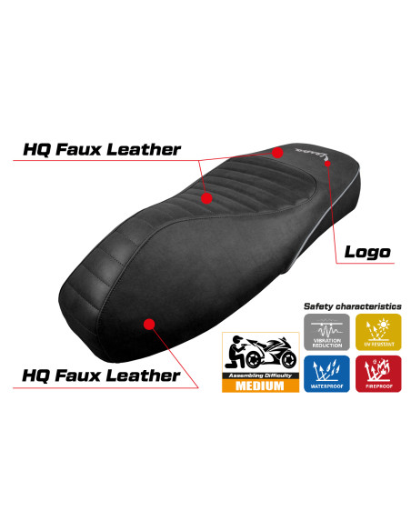 Sitzbezug kompatibel - Vespa GTS 125/150/300 2009 - 2024 - mod Panarea