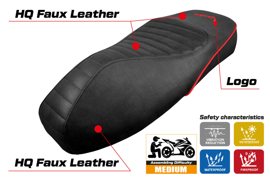 Rivestimento sella compatibile - Vespa GTS 125/150/300 2009 - 2024 - mod Panarea