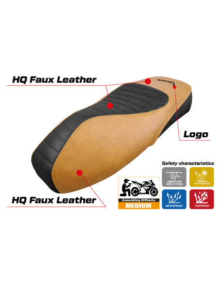 Rivestimento sella compatibile - Vespa GTS 125/150/300 2009 - 2024 - mod Alicudi
