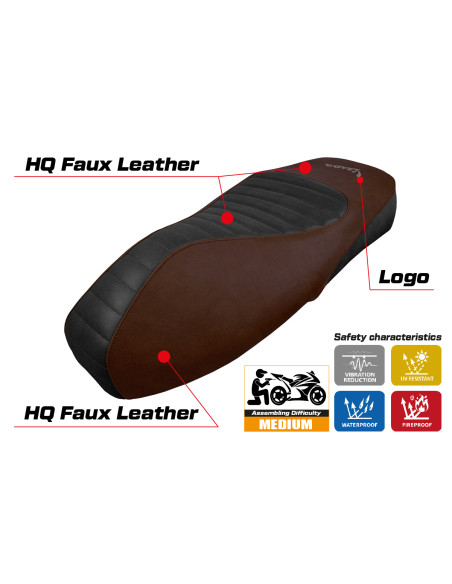 Rivestimento sella compatibile - Vespa GTS 125/150/300 2009 - 2024 - mod Alicudi