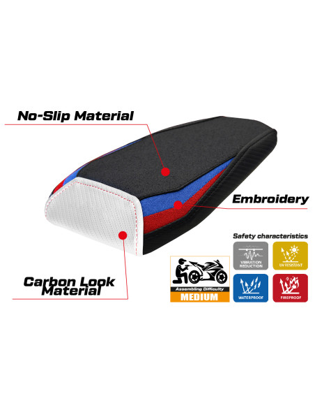 Seat cover compatible - BMW M 1000 R 2022-2025 - mod Tayma Ultragrip