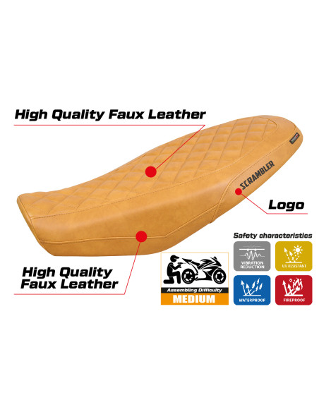 Seat cover compatible - Ducati Scrambler 800 2023-2025 - mod Venice