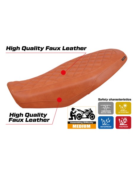 Rivestimento sella compatibile - Ducati Scrambler 800 2023-2025 - mod Venice