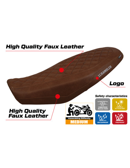 Sitzbezug kompatibel - Ducati Scrambler 800 2023-2025 - mod Venice