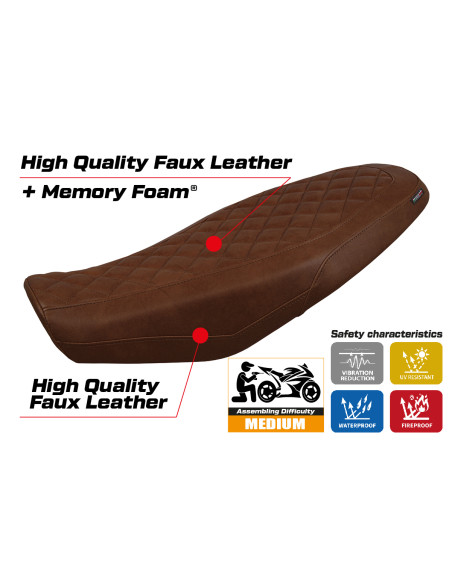 Seat cover compatible - Ducati Scrambler 800 2023-2025 - mod Venice Comfort System