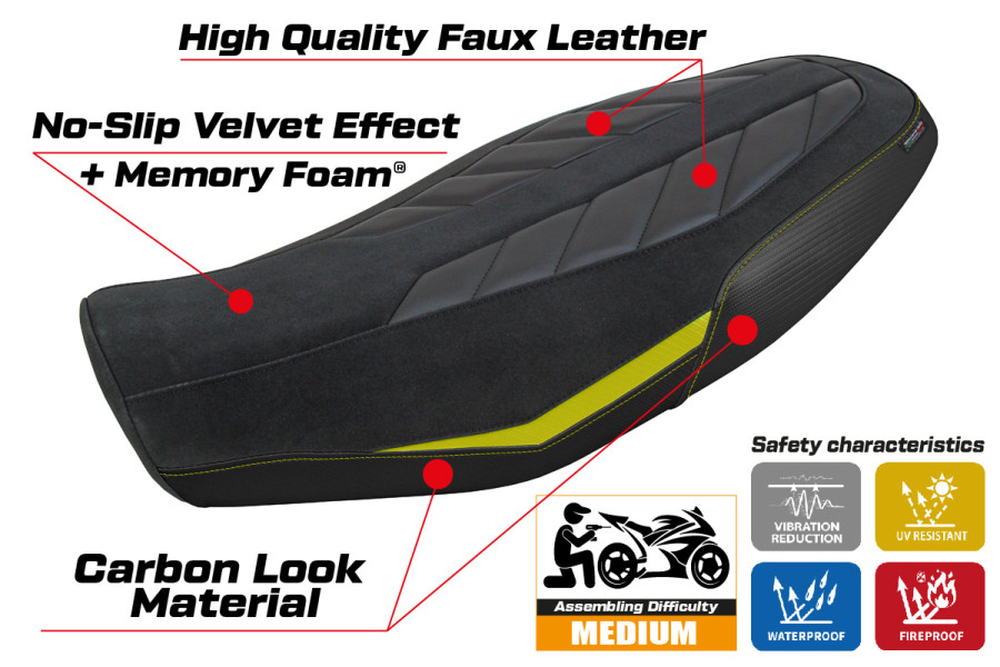 Sitzbezug kompatibel - Ducati Scrambler 800 2023-2026 - mod Rimini Comfort System