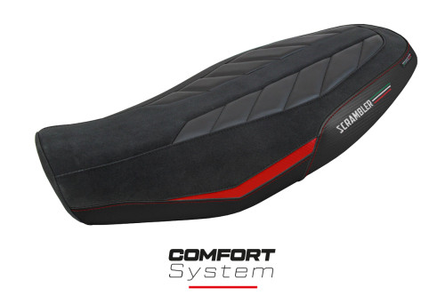 Seat cover compatible - Ducati Scrambler 800 2023-2025 - mod Rimini Comfort System