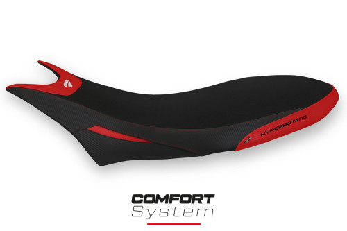Funda de asiento compatible - Ducati Hypermotard 950 2019-2025 - mod Orlando 1 Comfort System