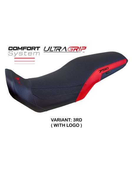 Seat cover compatible - Honda Transalp 750 2023-2025 - mod Malmo Ultragrip Comfort System