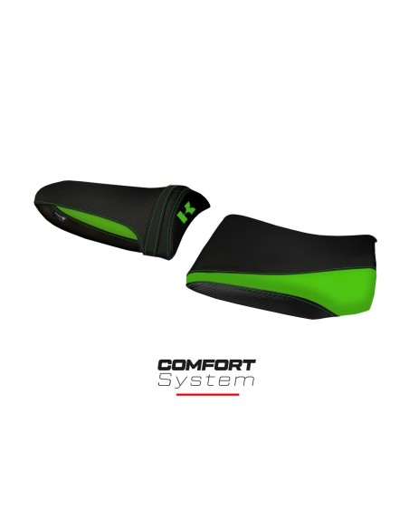 Seat cover compatible - Kawasaki Z 750 2003 - 2006 - mod Pozzuoli 1 Comfort System