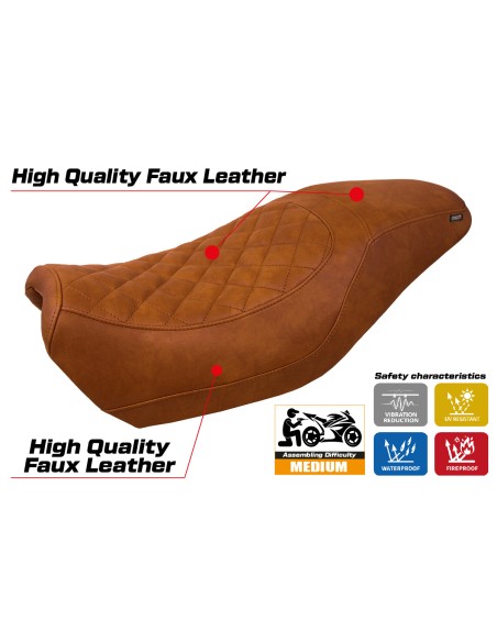 Seat cover compatible - Harley Davidson Street 500 / 750 2016 - 2021 - mod Miami