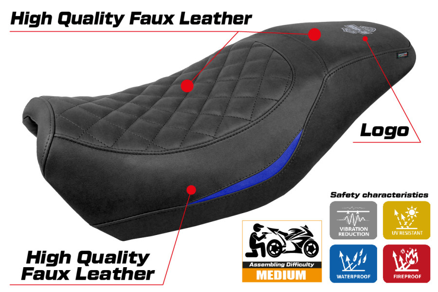 Rivestimento sella compatibile - Harley Davidson Street 500 / 750 2016 - 2021 - mod Miami