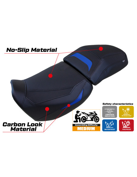 Rivestimento sella compatibile - Harley Davidson Pan America 2021-2025 - mod Vegas