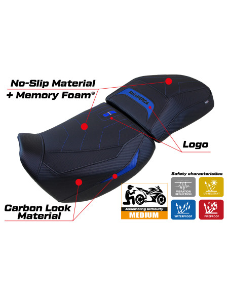 Sitzbezug kompatibel - Harley Davidson Pan America 2021-2025 - mod Vegas Comfort System