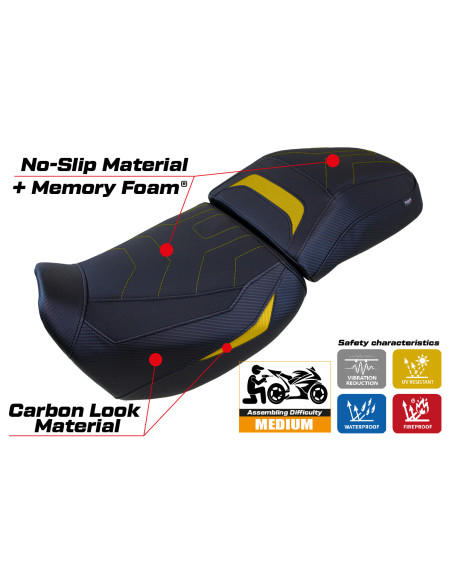 Funda de asiento compatible - Harley Davidson Pan America 2021-2025 - mod Vegas Comfort System