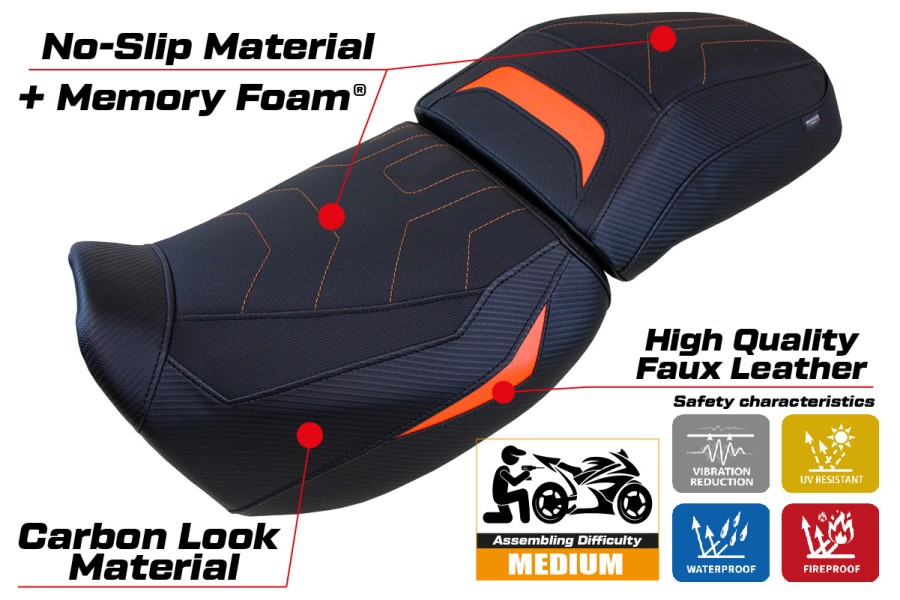 Sitzbezug kompatibel - Harley Davidson Pan America 2021-2026 - mod Vegas Comfort System