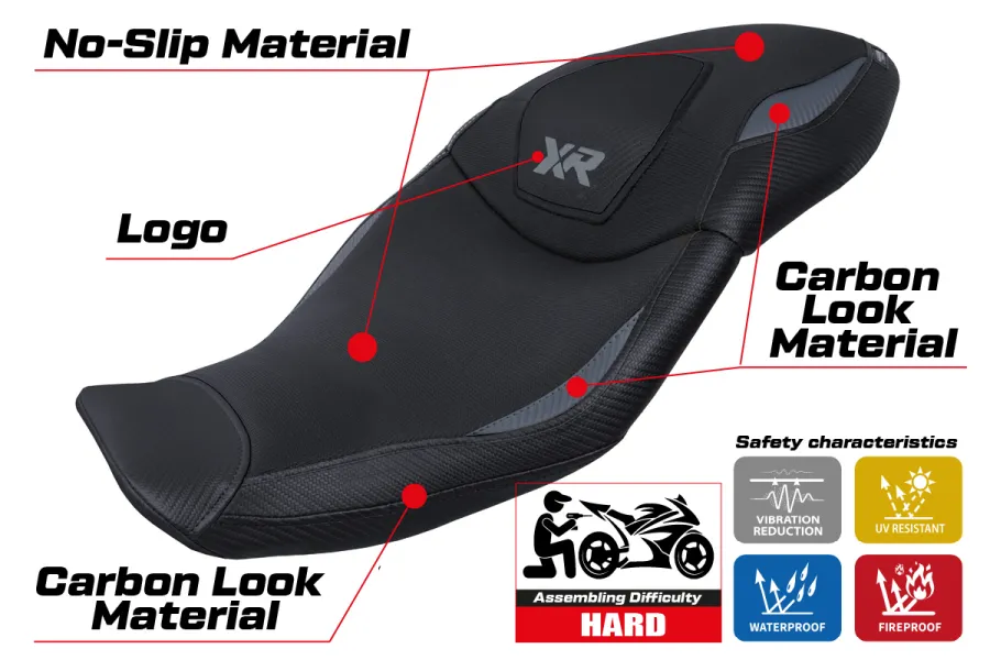 Rivestimento sella compatibile - BMW S 1000 XR 2020 - 2023 - mod Dresden