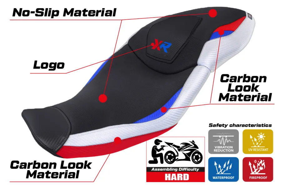 Seat cover compatible - BMW S 1000 XR 2020 - 2023 - mod Dresden