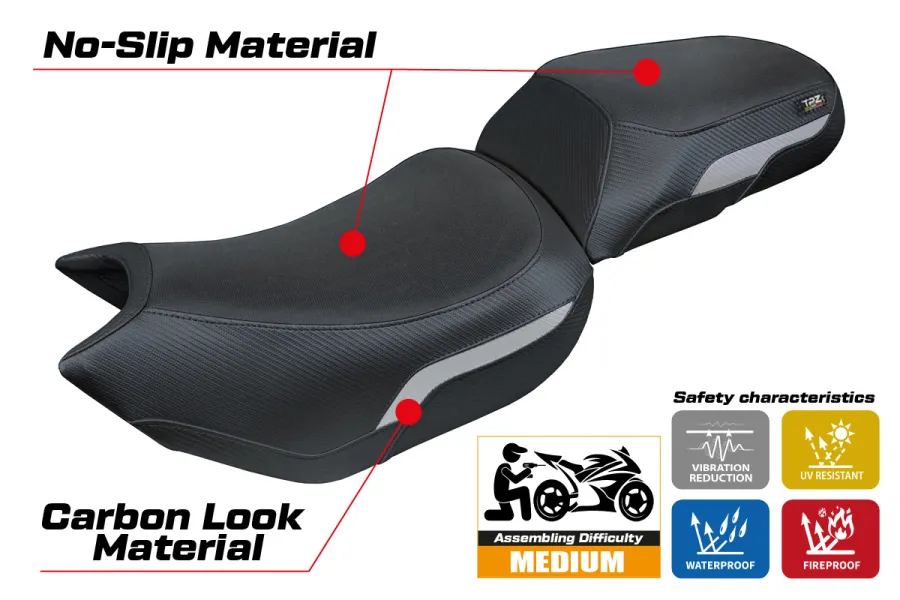 Housse de selle compatible - Triumph Tiger 1200 2022-2026 - mod Wales
