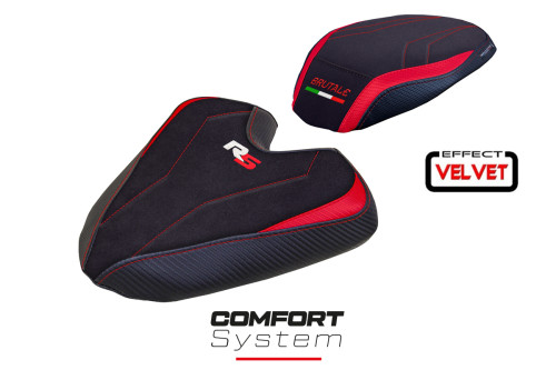 Rivestimento sella compatibile - MV Agusta Brutale 1000 RS 2021-2025 - mod Ankara Velvet Comfort System