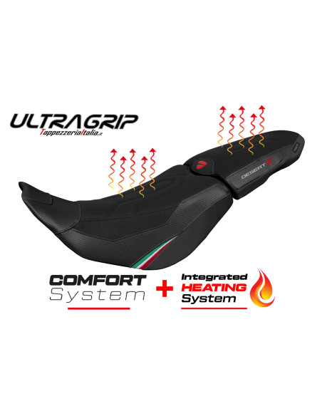 Funda de asiento compatible - Ducati Desert-X  2022-2025 - heating Comfort System